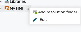 Add resolution