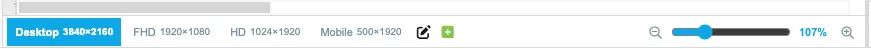 Responsive breakpoints footer