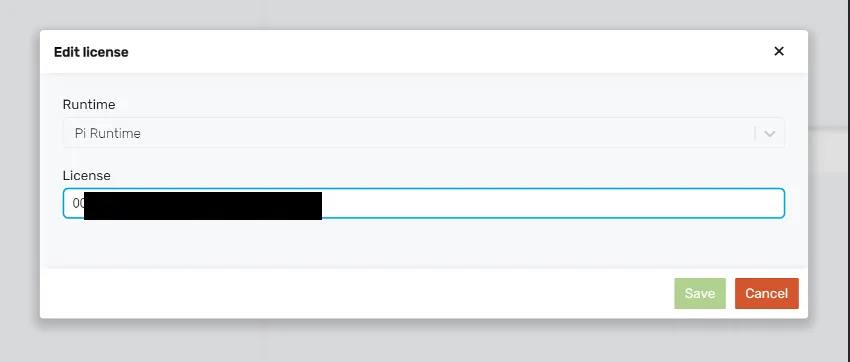 runtime license