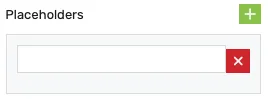 Placeholders