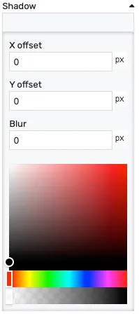 Shadow editor